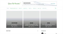 Desktop Screenshot of greenteaparadise.com